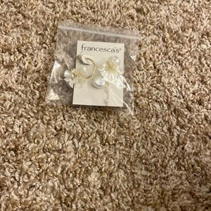 Francesca’s floral earrings